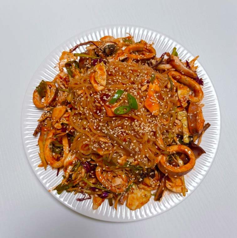 반고개식 오징어무침회 밀키트 (납작만두 20장 포함) 사진 4